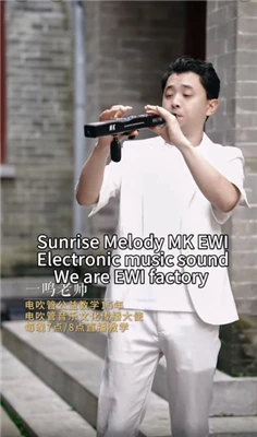 Sunrise Melody MK Elektrisk altsaksofonmusikk er en del av livet